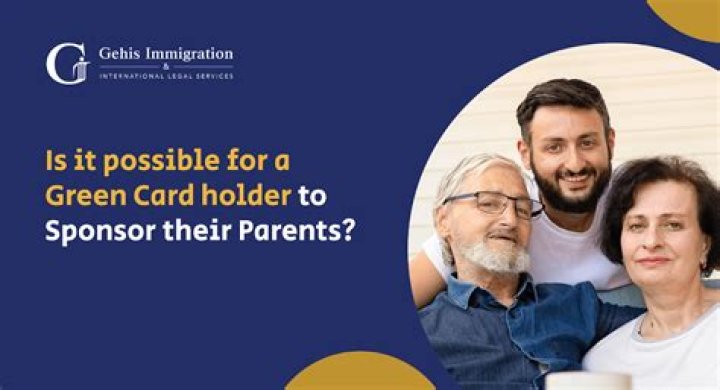 Can a green card holder be a financial sponsor?