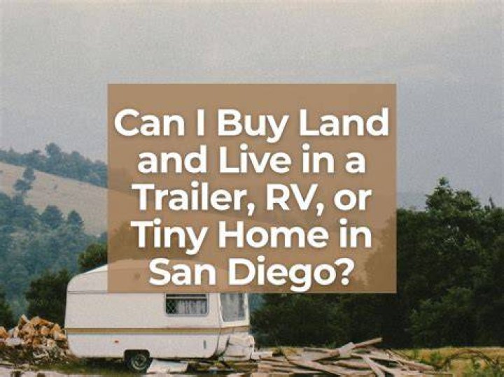 Can I buy land and live on it in an RV?