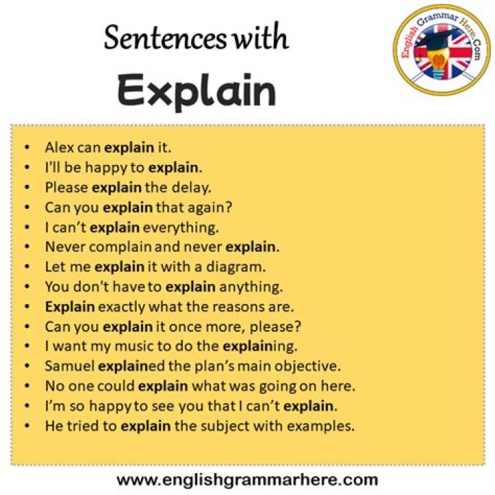 Can you explain me or explain to me?