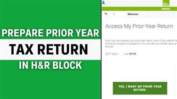 Can you print a prior year tax return?