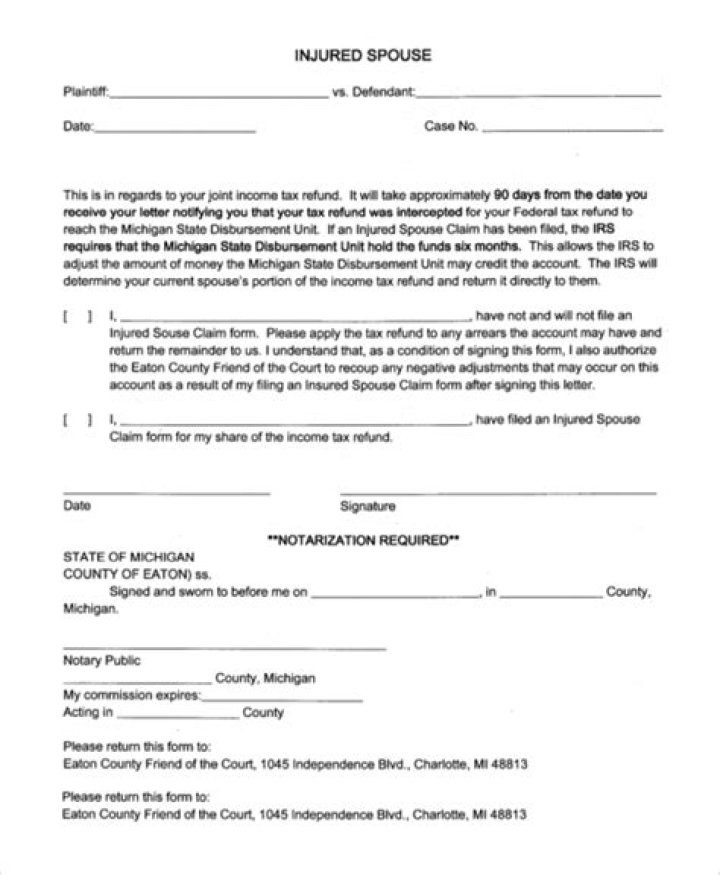 Do I need to file an injured spouse form this year?