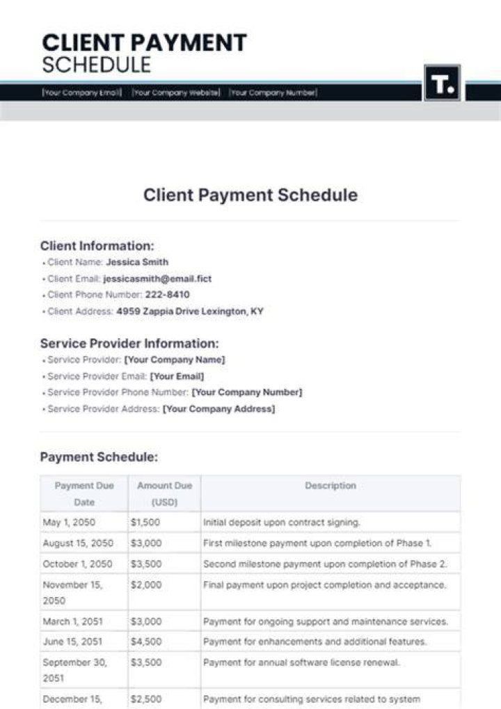 How can client pay for services?