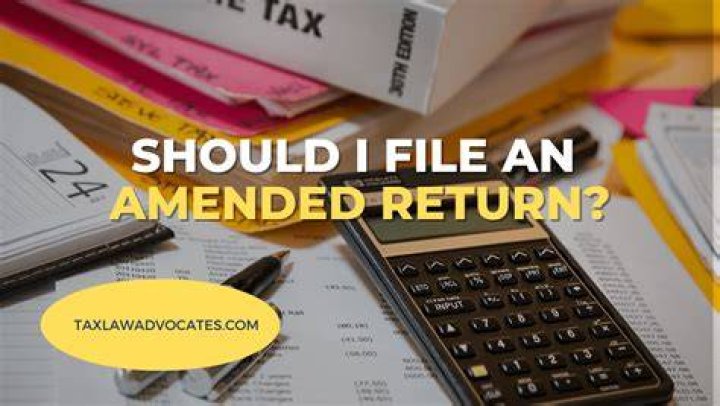 How can I file an amendment to my tax return?
