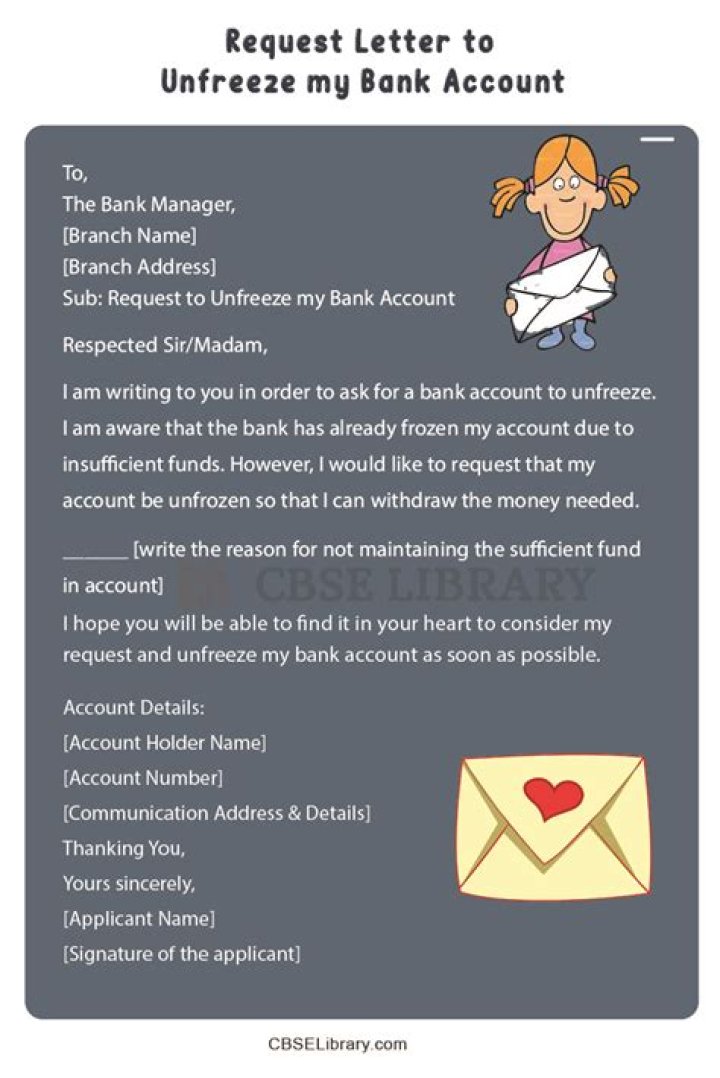 How can I get my account unfreeze?