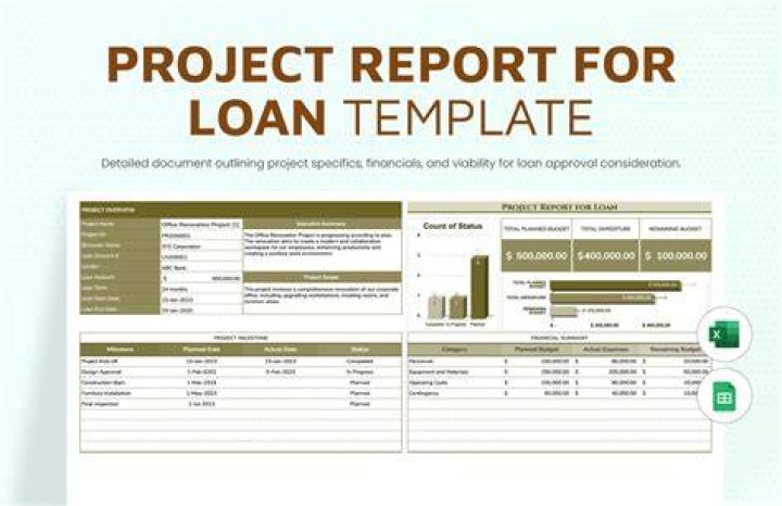 How do I make a business loan report?