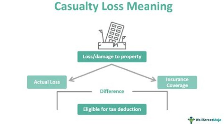How do I report a casualty loss?