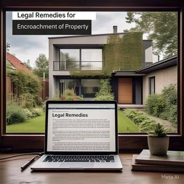 How do you deal with property encroachment?