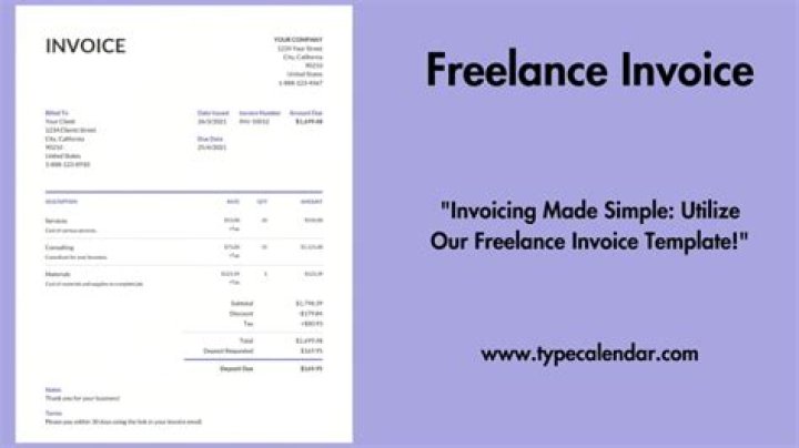 How do you invoice clients for freelance work?