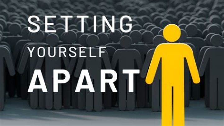 How do you set yourself apart from another tenant?