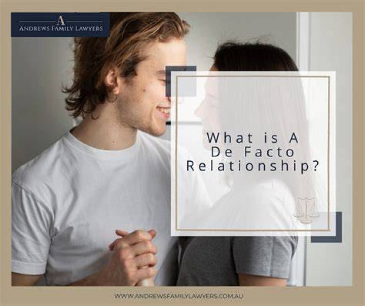 How does de facto work in Australia?