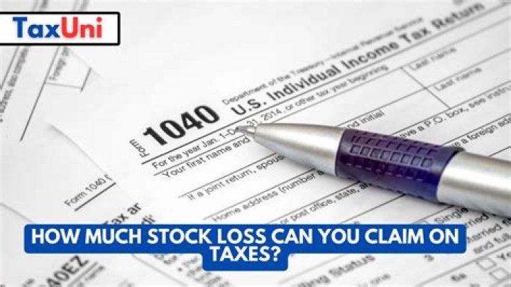 How much loss can I claim on stocks?