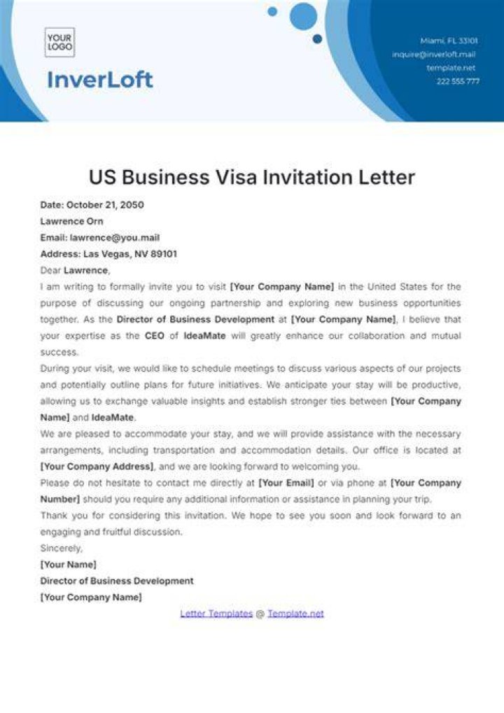 How much should I invest for US business visa?