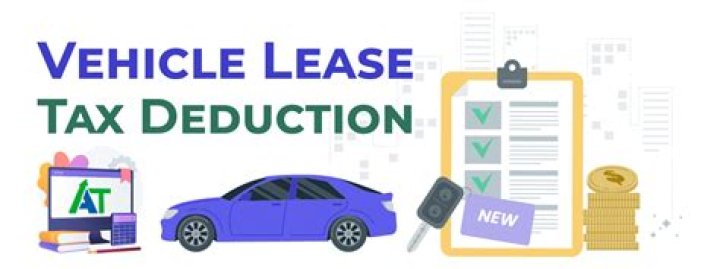 Is a new car lease tax deductible?