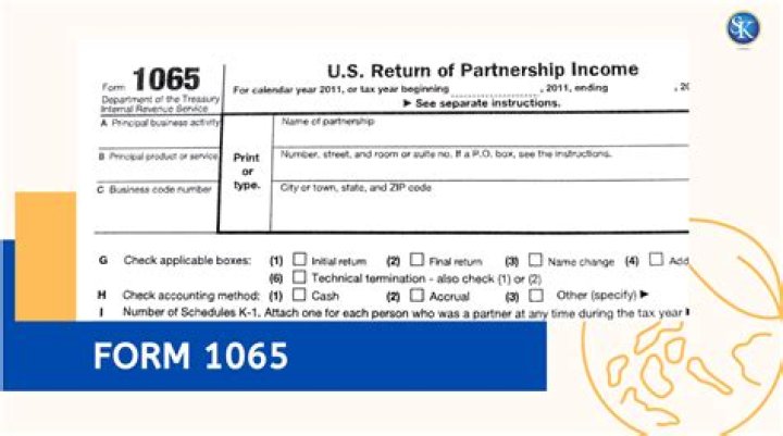 Is form 1065 for an LLC?