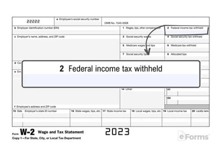 What does federal income tax withheld mean on w2?