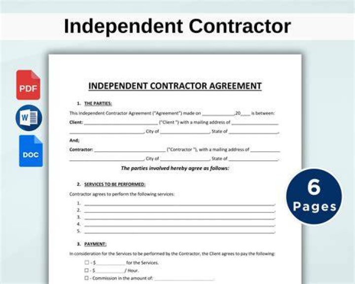What does it mean to file as an independent contractor?