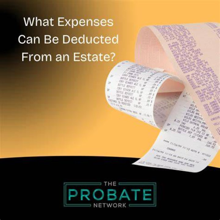 What expenses can be deducted from inheritance tax?