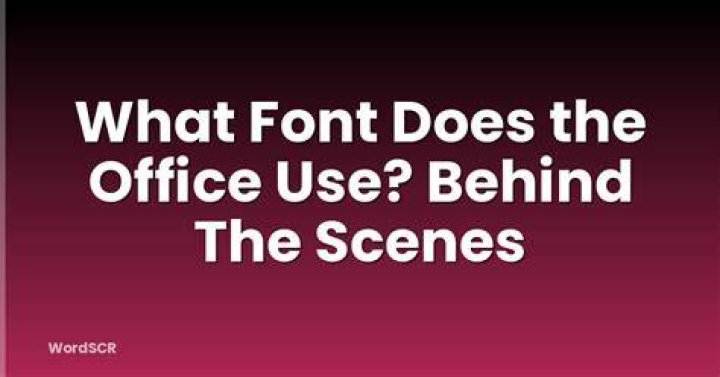 What font does the home office use?