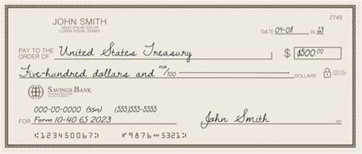 What happens if an IRS check bounces?