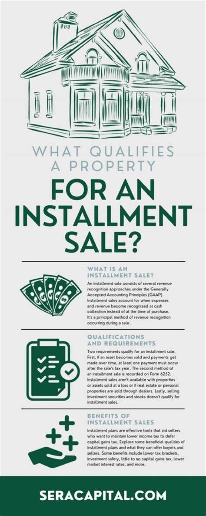 What happens to a S corporation during an installment sale?