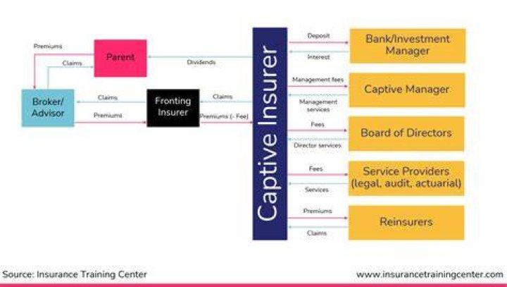 What is a captive insurance fund?